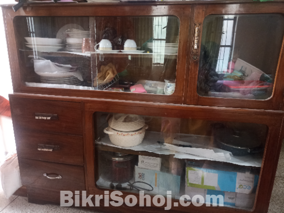 সেগুন কাঠের শোকেস বিক্রি